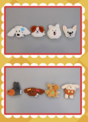 Dog Kingdom Fridge Magnet Serices  Plush Blind Box