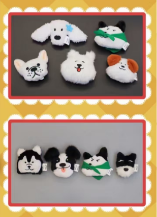 Dog Kingdom Fridge Magnet Serices  Plush Blind Box